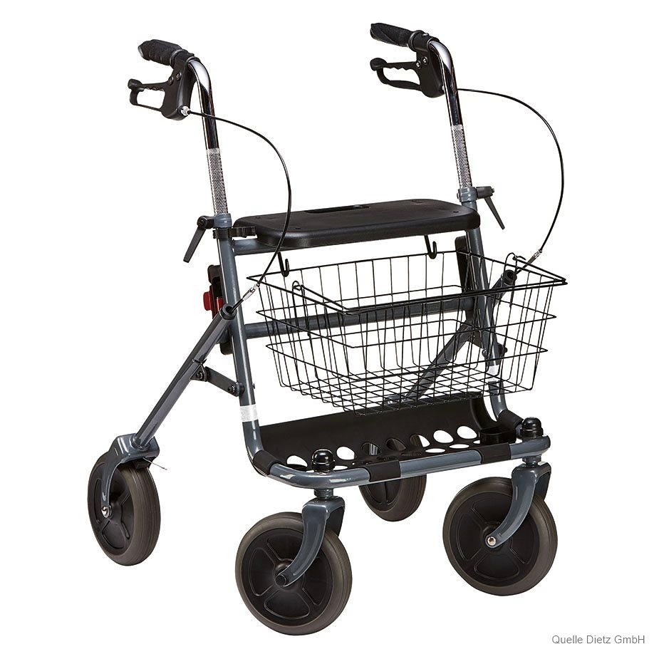 [DIZ 346NPU] Standardrollator Fakto+ Gestell mangan grey metallic
