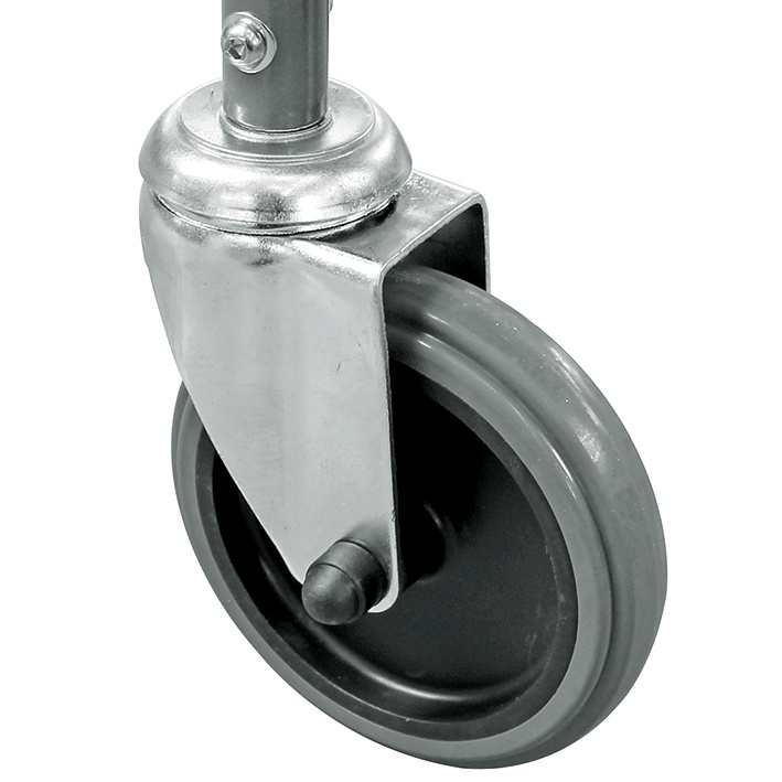 [DIZ 500842] Ersatzrad ohne Bremse für Toilettenstuhl DIZ 401001 / MEG 964400