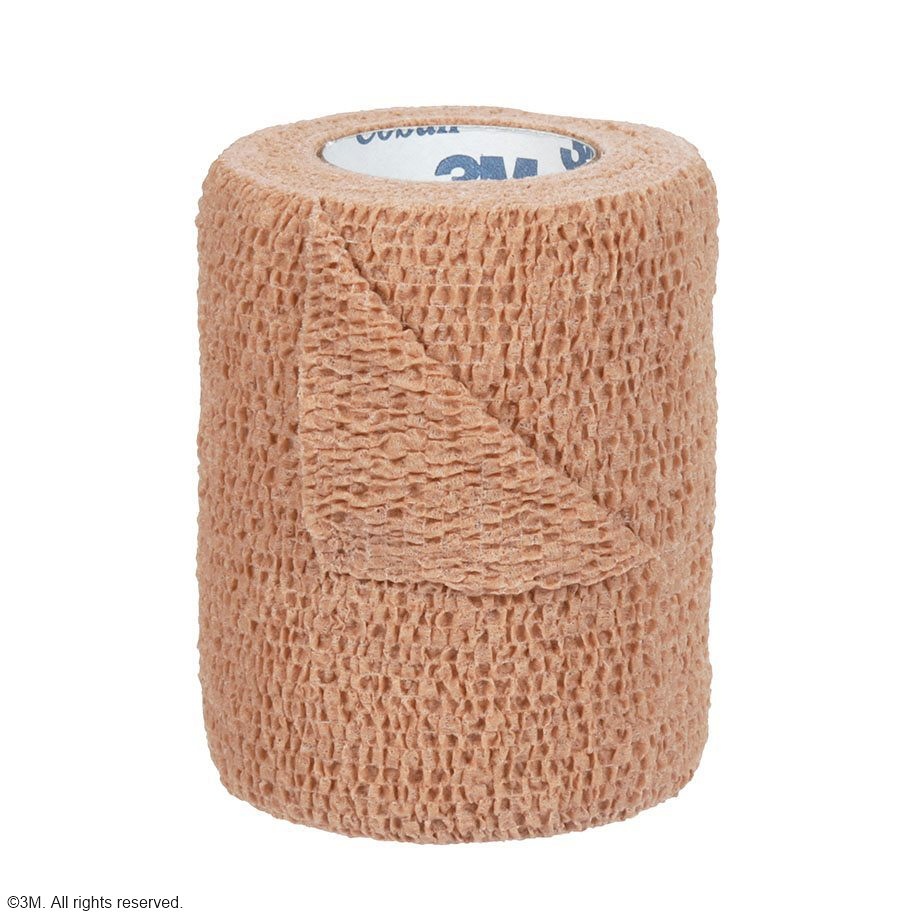 3M Coban Stütz- und Fixierverband Beige, 7,5 cm x 4,5 m (24 Stck.)