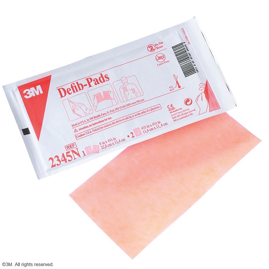 [DMM 2346N] 3M Defibrillations-Auflagen 11,4 x 15,2 cm (10 Paar)