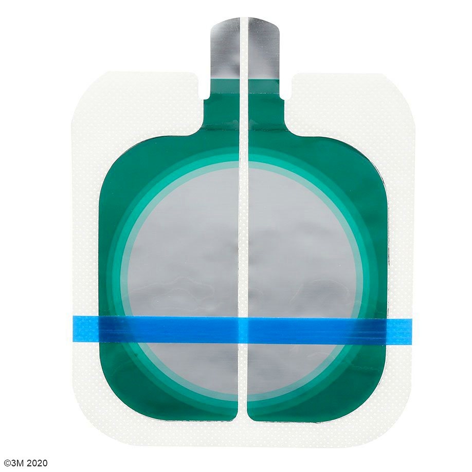 [DMM 9160F] 3M Universal Neutralelektroden (5 Stck.) 9100 Serie, zweigeteilt, ohne Kabel