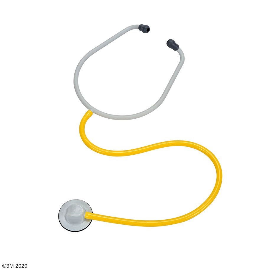 [DMM SPS-YA1100] 3M Stethoskop zum Ein-Patienten-Gebrauch Für Erwachsene, gelb (100 Stck.)