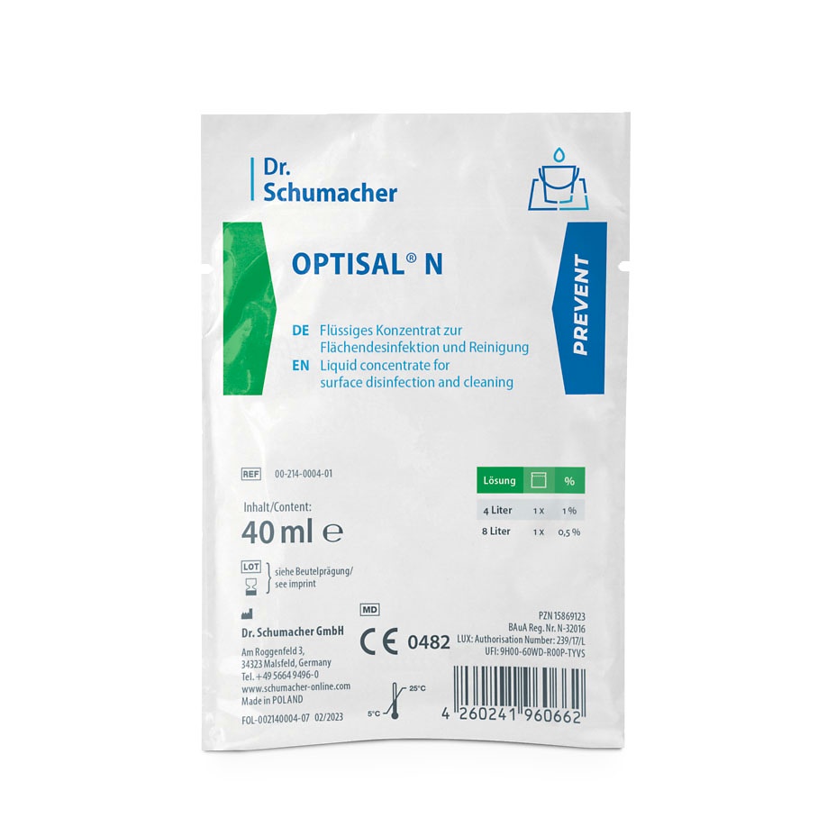 [DSM 00-214-0004-01] Optisal N 40 ml Beutel Flächendesinfektion
