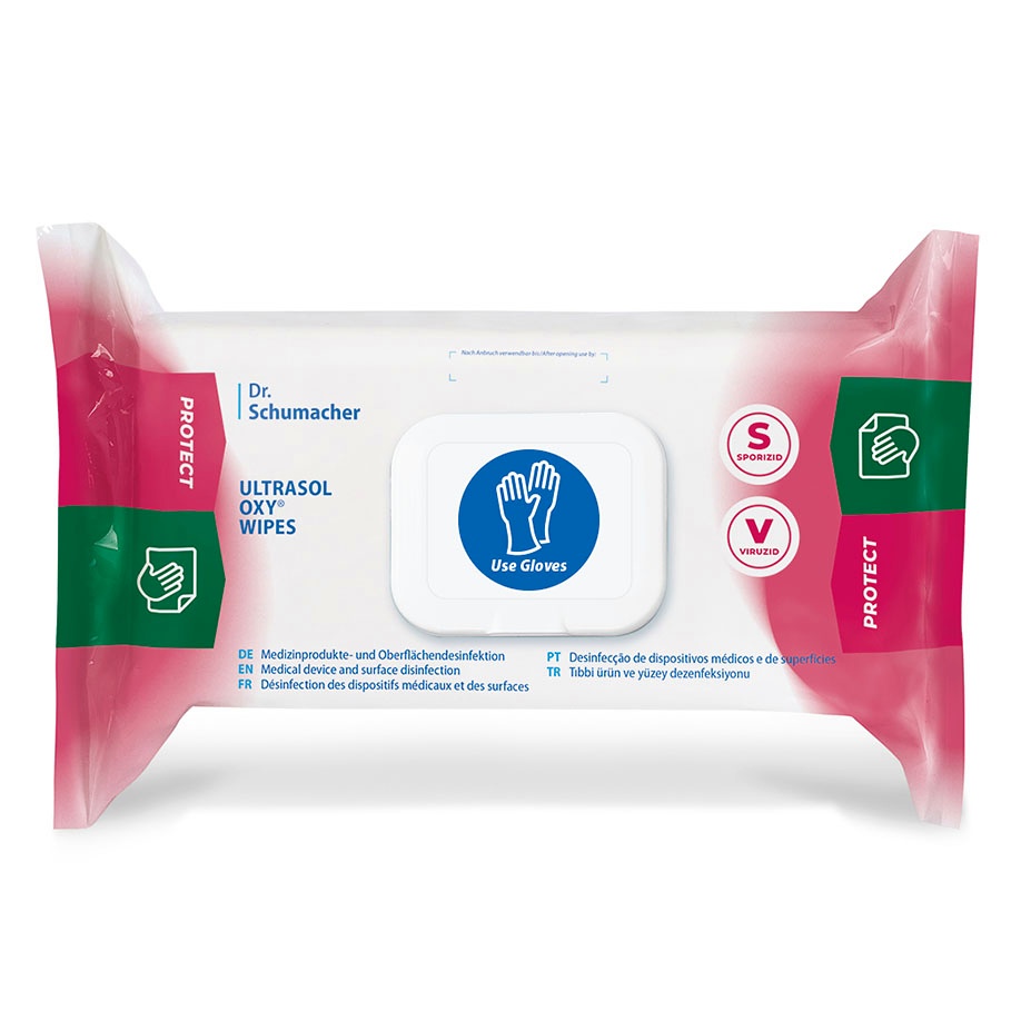 [DSM 00-270-T108] Ultrasol Oxy Wipes (108 Tücher) Flächendesinfektion