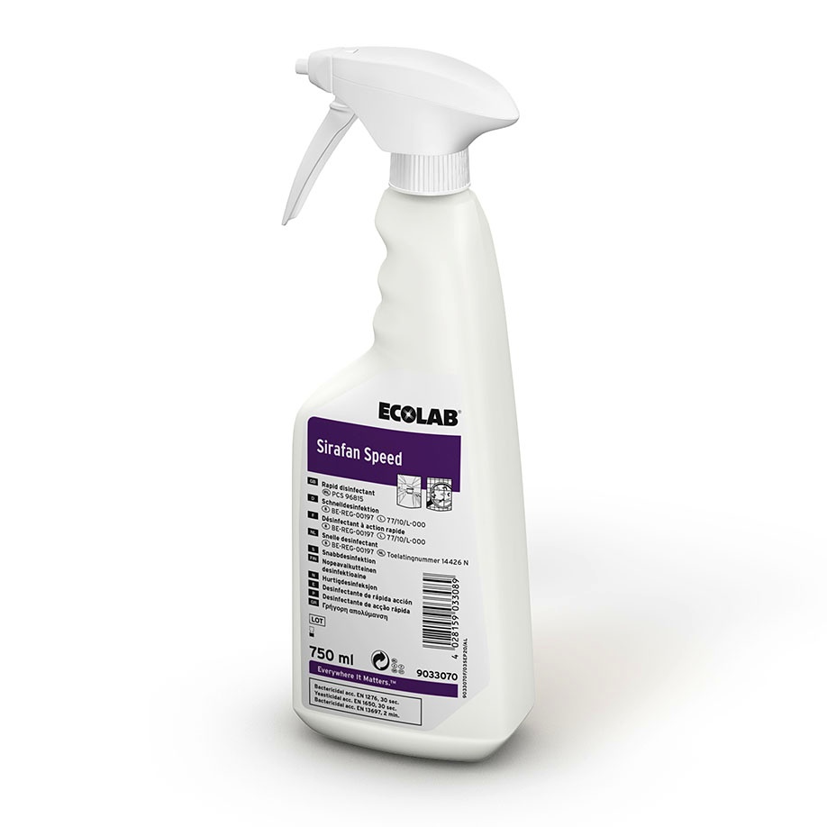 [ECO 9109450] Sirafan Speed Flächendesinfektion (6 x 750 ml)
