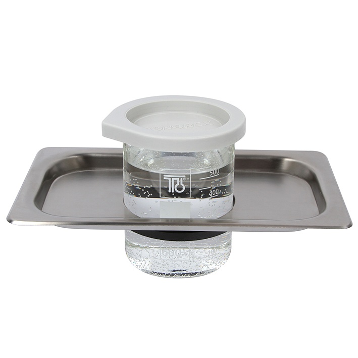[EMI 60066] Edelstahl-Lochdeckel EM-20 DG Mit 1 Glasbecher für Emmi 20 HC