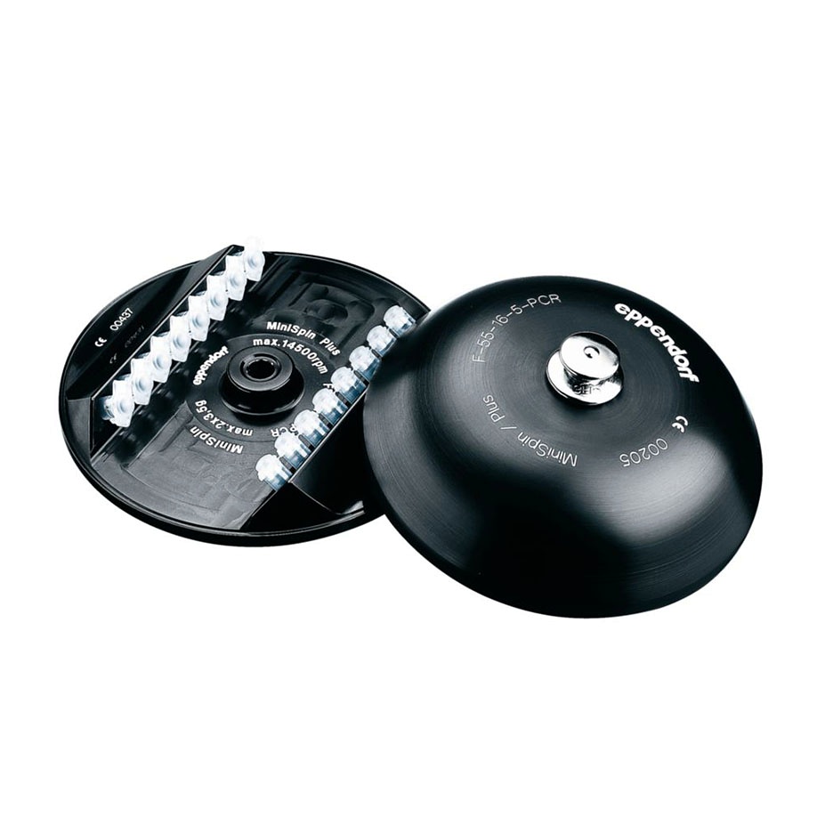 [EPP 5452 727.007] PCR-Gefäßstreifen-Rotor F-55-16-5-PCR Komplett mit Rotordeckel