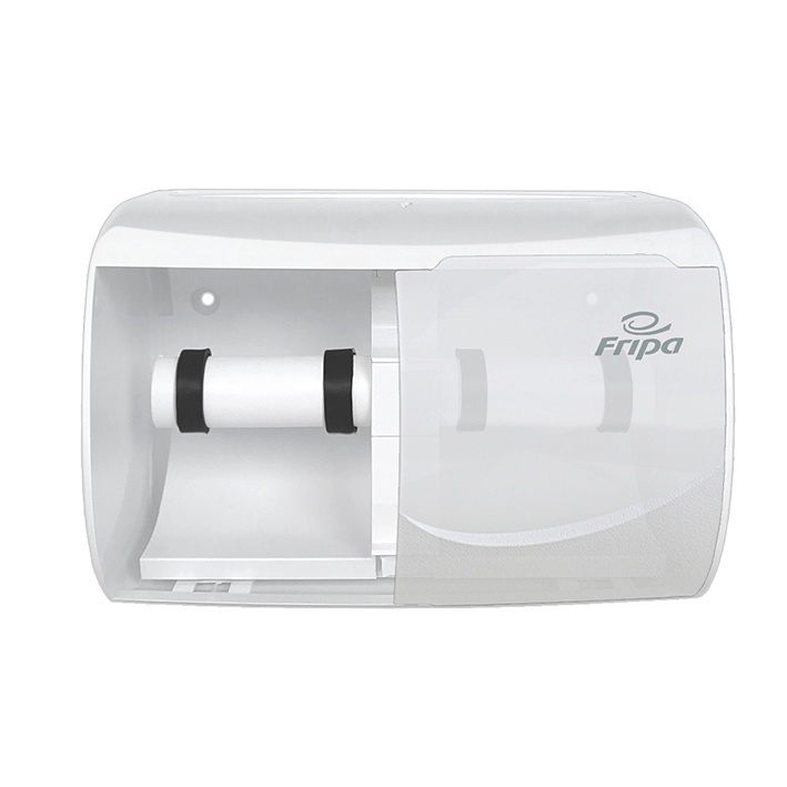 Fripa - Toilettenpapierspender Kunststoff weiß, für 2 Rollen