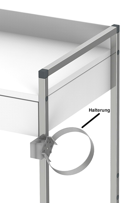 Halterung separat für Medi-Müll An Variocar