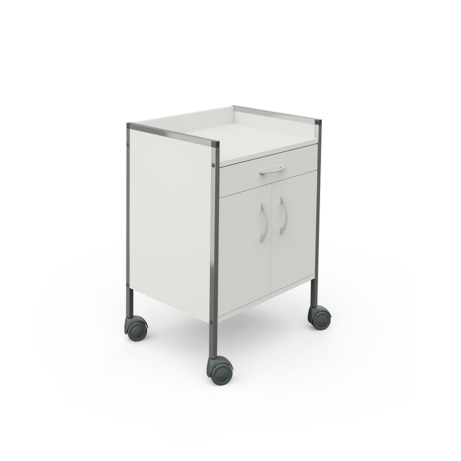 Variocar 60 Schrankwagen 833 mm hoch Mit 1 Schublade, 1 Facheinlage und Türen