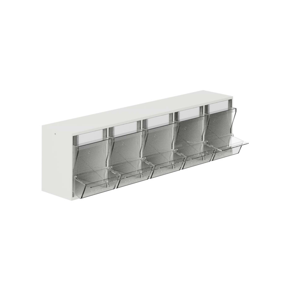 [HAE 11369] Kanülenspender PicBox 5-fach Wandmodell
