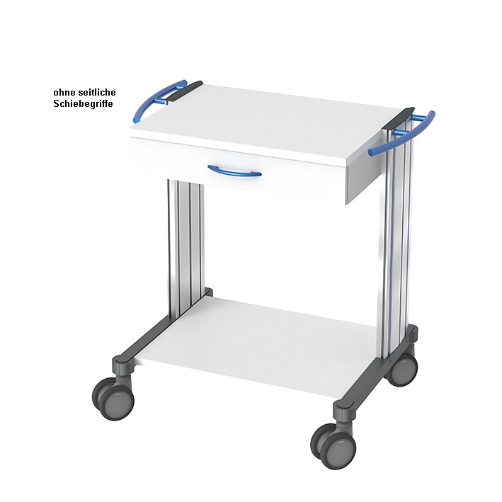 [HAE 13012] Swingo Basiswagen 60, mit 1 Schublade Dekorstreifen und Schubladengriff blau