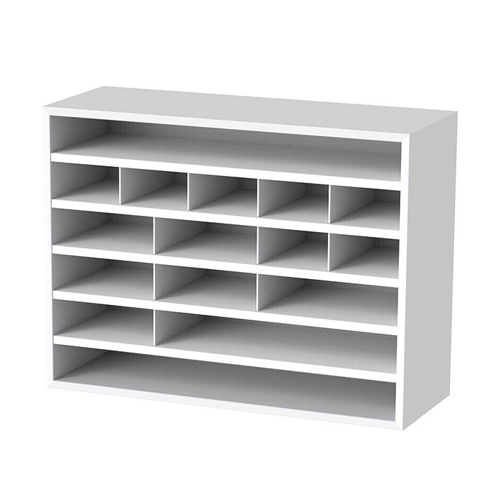 [HAE 14858] Organisationsschrank COMPACT Weiß