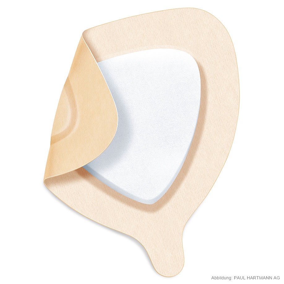 PermaFoam Classic sacral (10 Stck.) Schaumverband steril 22,5 x 22,5 cm