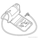 Secure fit-Manschette Medium 22-32 cm Für Veroval duo control Oberarm