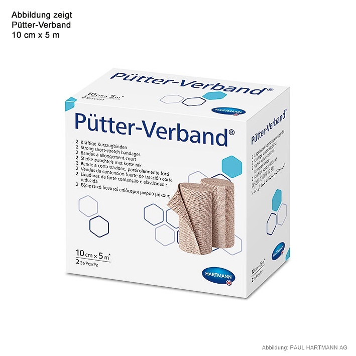 [HAP 931801] Pütter-Verband 5 m x 10 cm (2 Stck.)