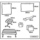 Foliodrape Protect Universal Set IV Einzeln steril verpackt (8 Sets)