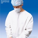 Foliodress S Besuchermantel steril blau 112 cm lang