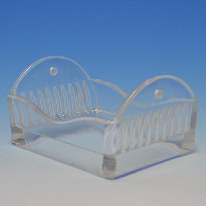 Färberahmen aus Glas für 10 Objektträger