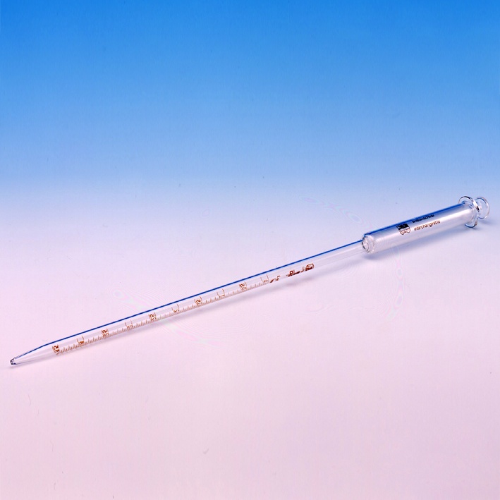 Safety-Messpipette 10 ml Mit eingeschliffenem Saugkolben