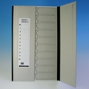 Präparatenmappe mit Deckel Für 20 Objektträger