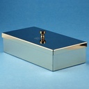 Edelstahl-Instrumentenschale Mit Deckel, 20 x 10 x 5 cm