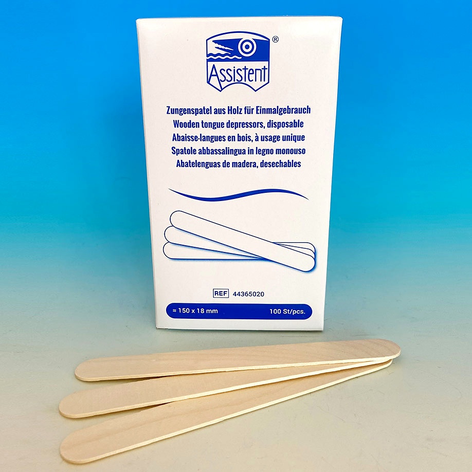 Zungenspatel aus Holz (100 Stck.)