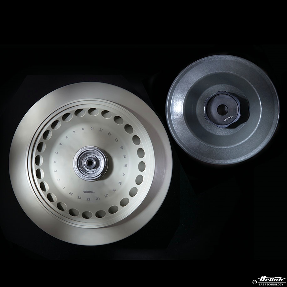 [HET 1226-A] Winkelrotor 24-fach, mit Deckel Für Mikrolitergefäße 0,2-2,0 ml