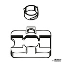 Spannplatte 1-fach mit Spannring Autoklavierbar