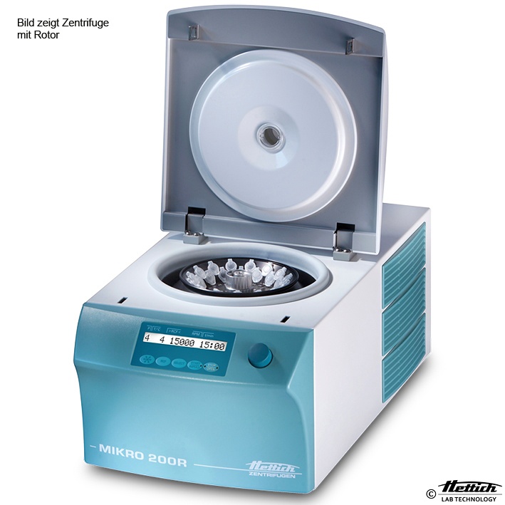 [HET 2405] MIKRO 200 R Mikroliterzentrifuge Gekühlt, 200-240 V, ohne Rotor