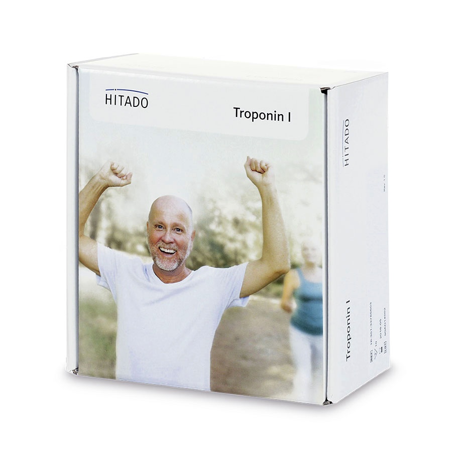 [HIT 301-33785603] HITADO Troponin I Schnelltest (10 T.) (neue Ausführung)