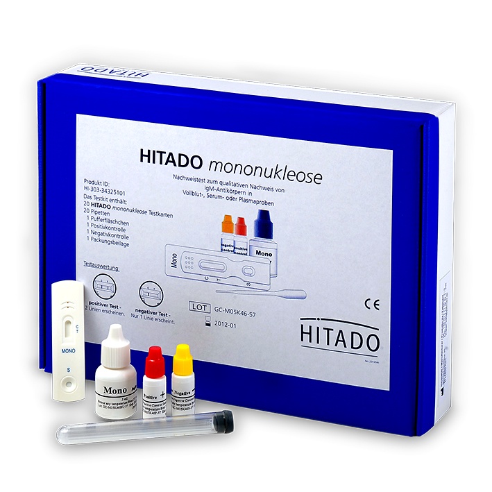 [HIT 303-34325101] HITADO mononukleose Schnelltest (10 T.)