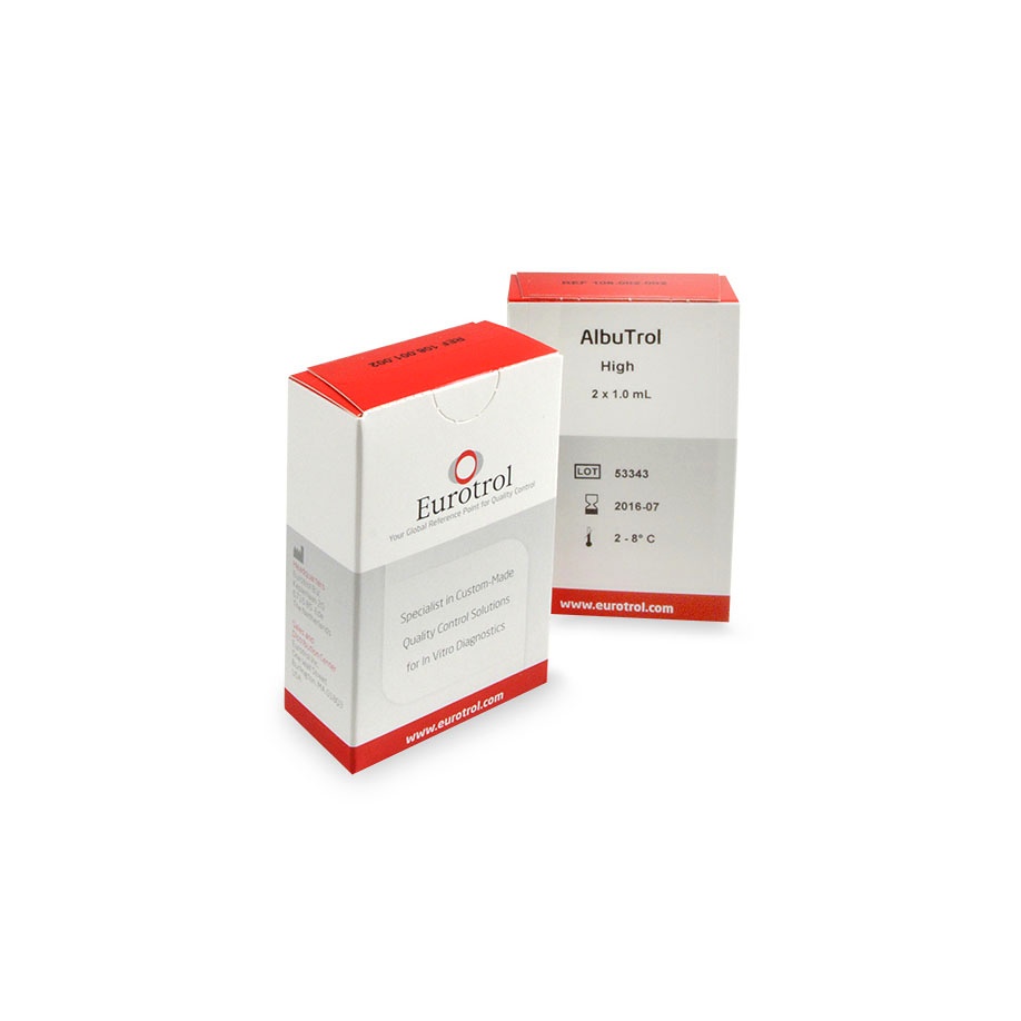 AlbuTrol hoch (2 x 1 ml) Kontrolllösung