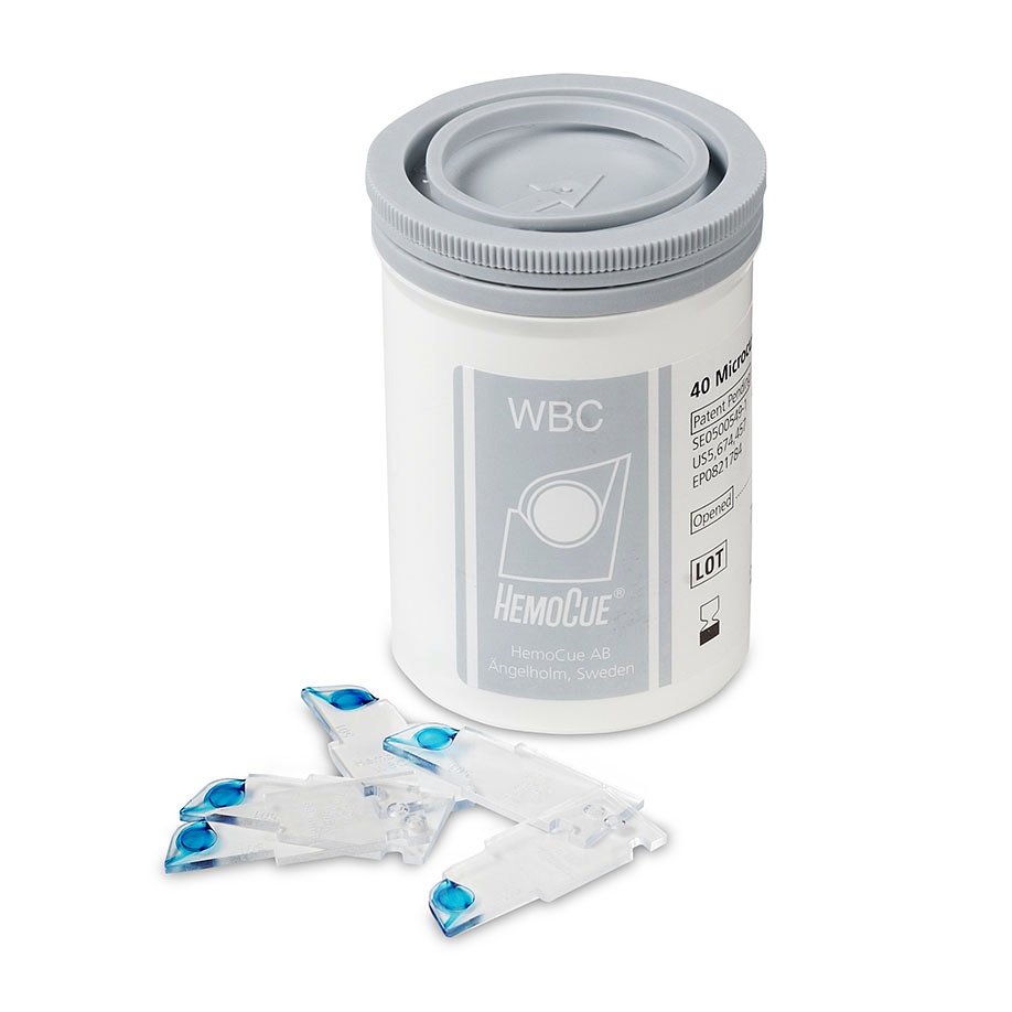 [HIT HC-150-113004] HemoCue WBC Microküvetten (Human) (4 x 40 Stck.)