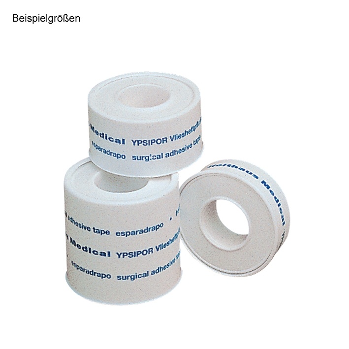 YPSIPOR Heftpflaster mit Schutzring 5 m x 2,5 cm (24 Stck.)