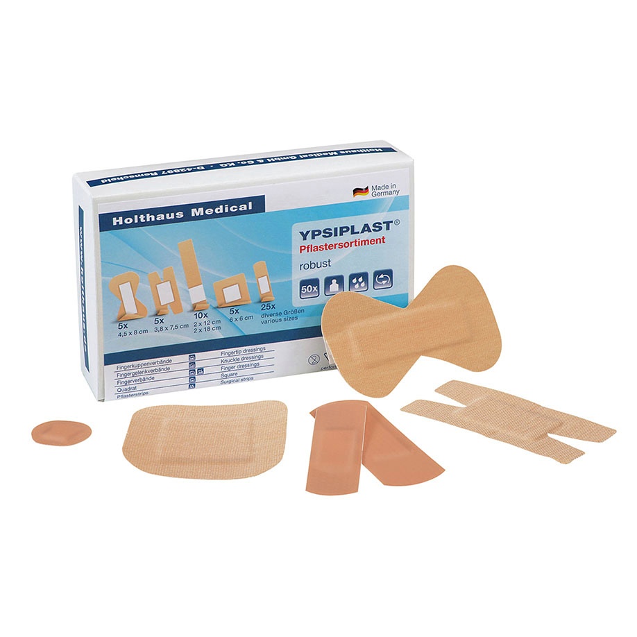 [HOL 40400] YPSIPLAST Wundpflastersortiment robust 50-teilig