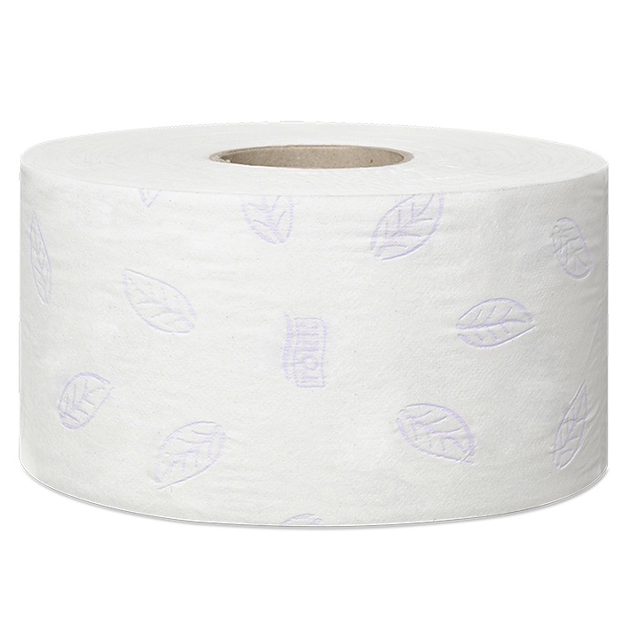 [IGF 110255] Tork Premium Toilettenpapier, 3-lagig Mini-Jumbo Rolle 120 m, hochweiß (12 Rl)