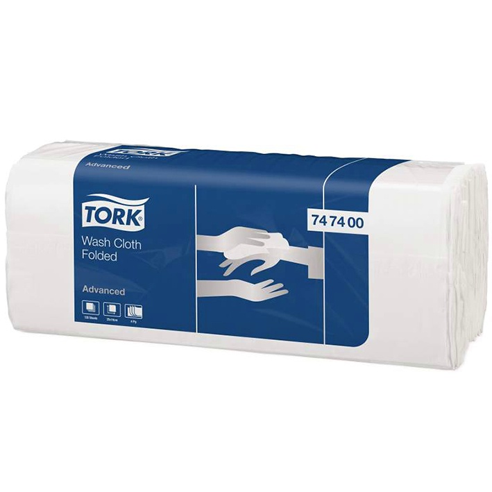 [IGF 747400] Tork Waschtücher H3 weiß, 4-lagig 25 x 19 cm (20 x 120 Bl.)