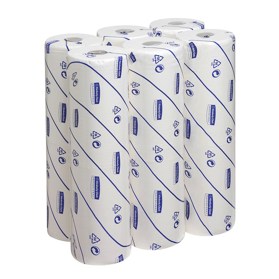 SCOTT ULTRA Ärzterollen 3-lagig, weiß, 50 x 37 cm (6 x 135 Bl.)