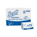 SCOTT Control Falthandtücher 1-lagig Blau, 20 x 31,5 cm (15 x 240 Bl.)