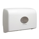 AQUARIUS Mini Doppelrollenspender für Mini Jumbo Toilet Tissue, weiß