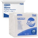 KIMTECH Pflegetücher, 1-lagig, weiß Geprägt, 32 x 38 cm (20 x 50 Bl.)