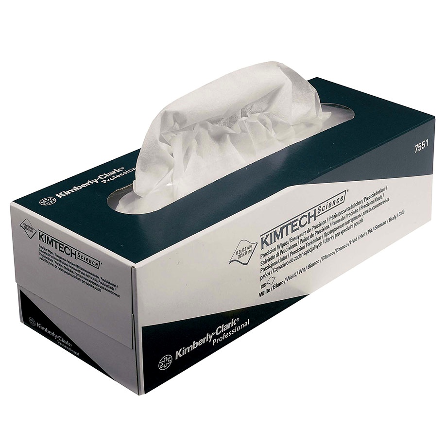 [KIM 7551] KIMTECH SCIENCE Präzisionstücher 1-lagig, weiß, 31x28,5 cm (15 x 198 Bl.)