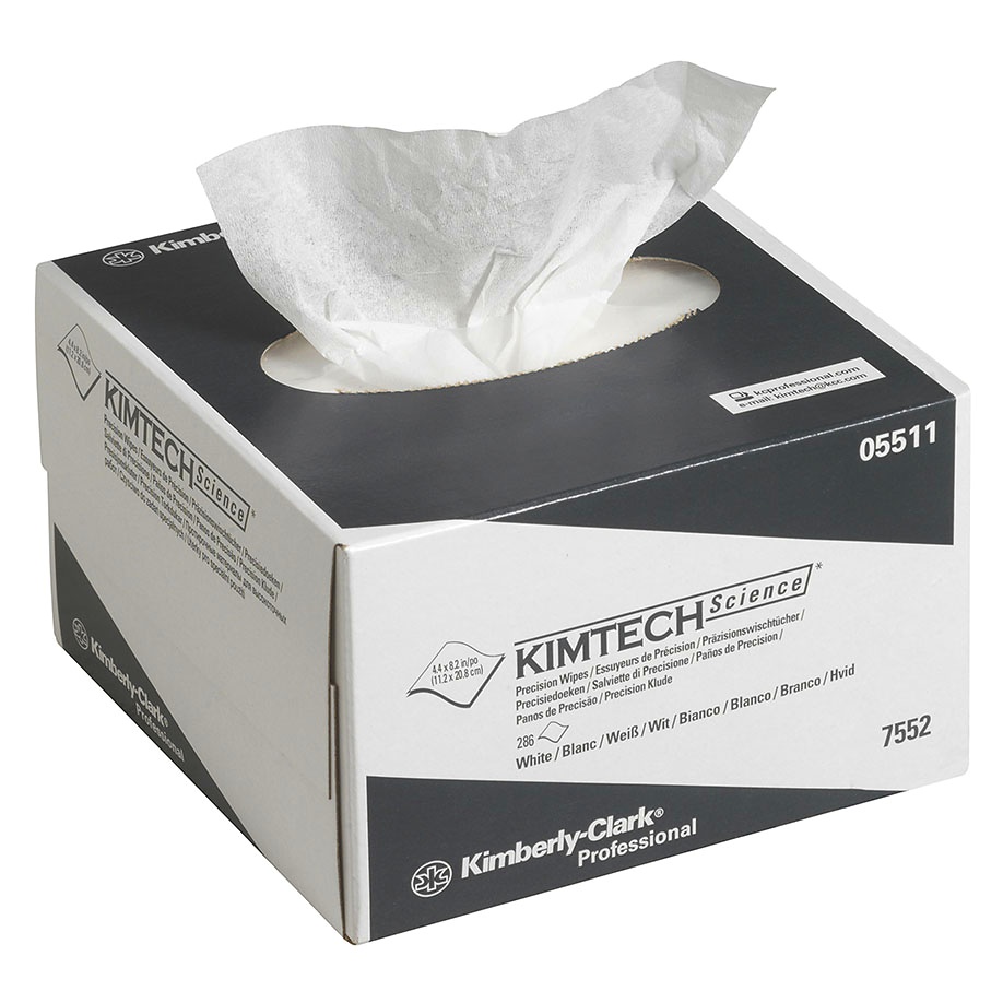 [KIM 7552] KIMTECH SCIENCE Präzisionstücher 1-lagig Weiß, 11,4 x 21,3 cm (30 x 286 Bl.)