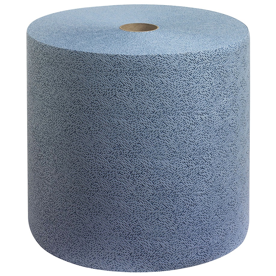 [KIM 7643] KIMTECH Prozesswischtücher, 1-lagig Geprägt blau, 38x34 cm (1 Rl. á 500 Bl.)