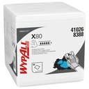 WYPALL X80 Wischtücher, geprägt 1-lagig, weiß, 30,5x31,8 cm (4 x 50 Bl.)
