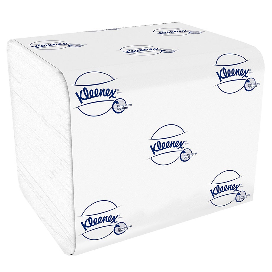 KLEENEX Toilettenpapier, 2-lagig Weiß, 11 x 18,6 cm (36 x 200 Bl.)