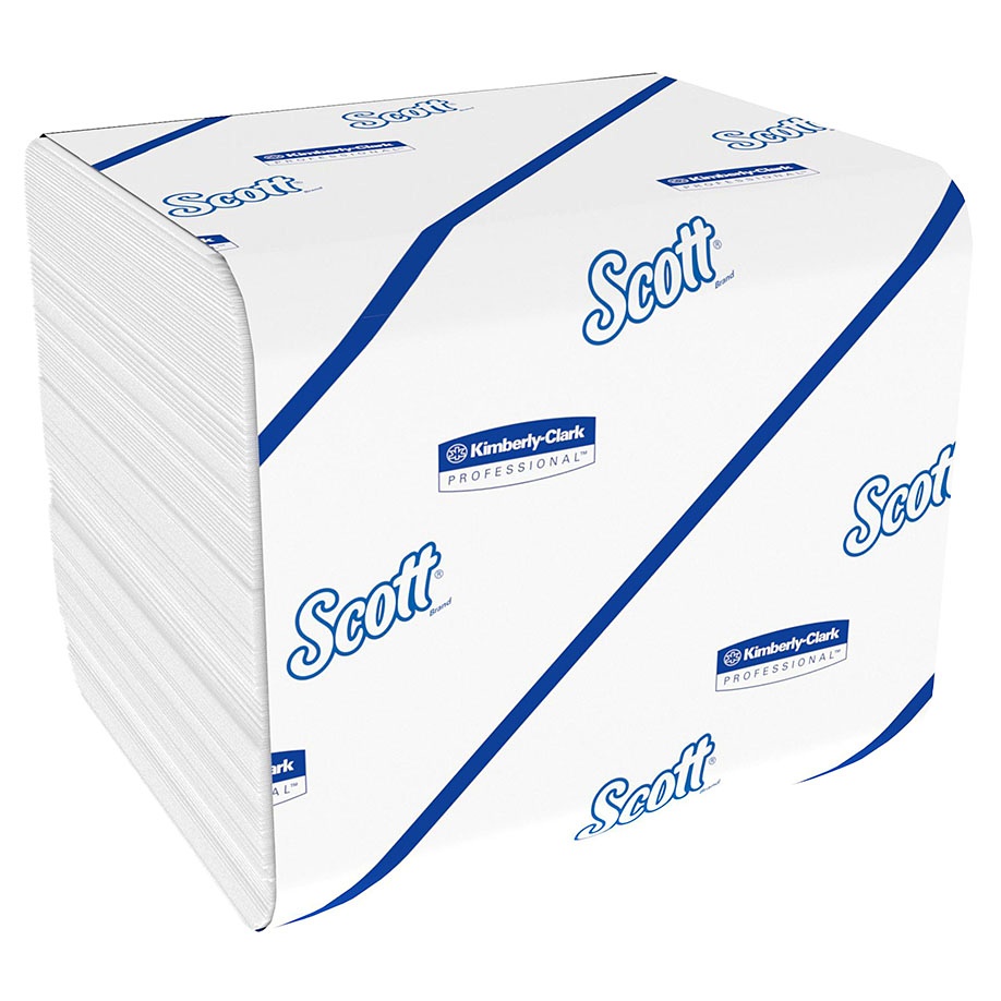 SCOTT Control Toilet Tissue, 2-lagig Weiß, 11,7 x 18,6 cm (36 x 220 Bl.)