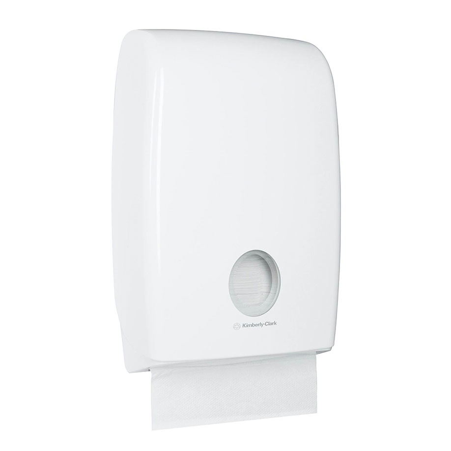 [KIM U7023] AQUARIUS Multifold Handtuchspender Weiß, 45,1 x 29,4 x 12 cm