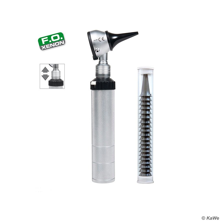 KaWe EUROLIGHT F.O. 30 Otoskop 2,5 V XL, Griff C mit Clic-Verschluss